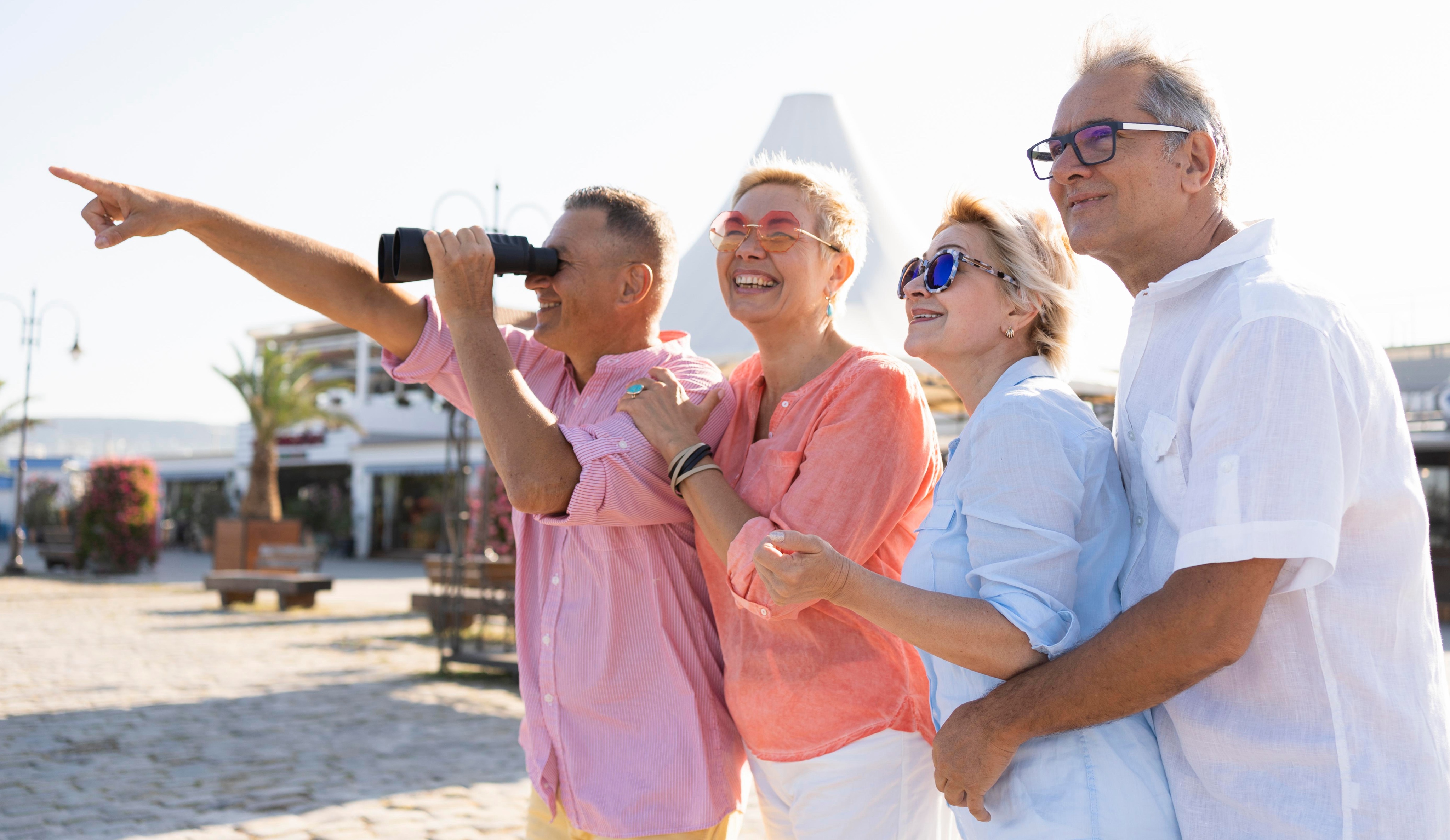 Senior people enjoying life